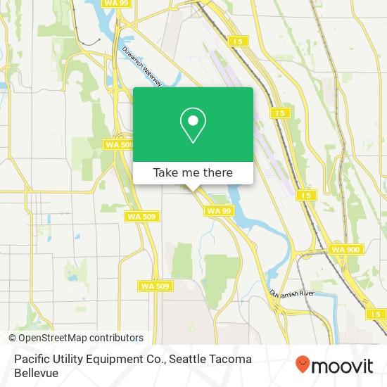 Pacific Utility Equipment Co. map