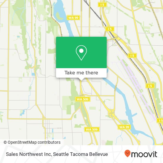 Mapa de Sales Northwest Inc