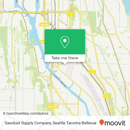 Sawdust Supply Company map