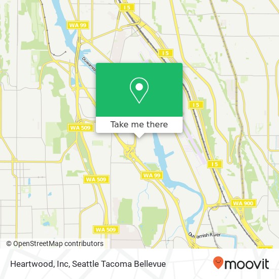 Heartwood, Inc map