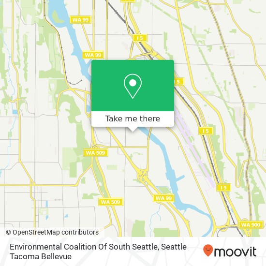 Environmental Coalition Of South Seattle map