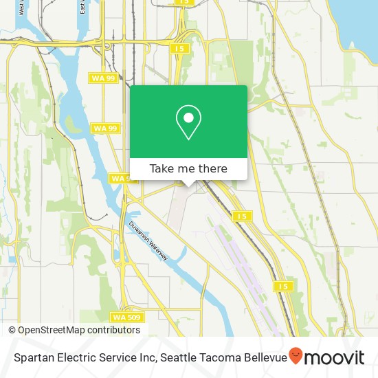 Spartan Electric Service Inc map