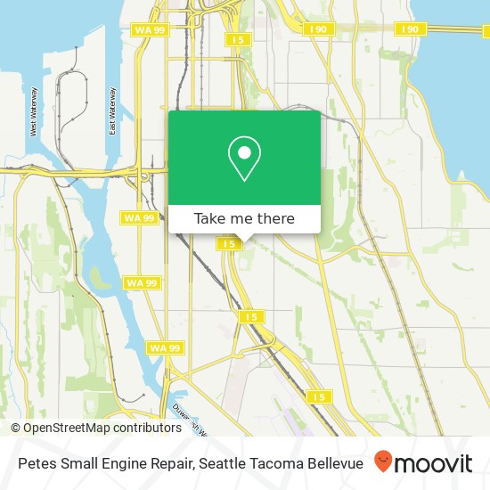 Mapa de Petes Small Engine Repair