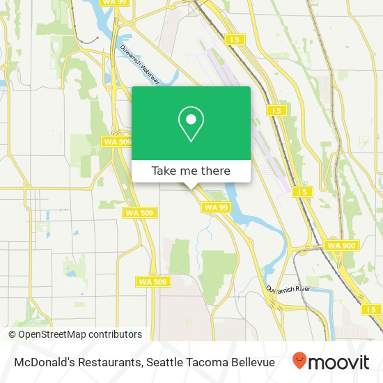 Mapa de McDonald's Restaurants