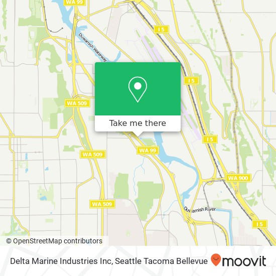Delta Marine Industries Inc map