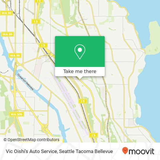 Vic Oishi's Auto Service map