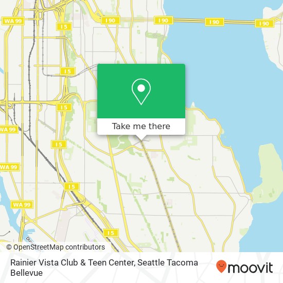 Rainier Vista Club & Teen Center map