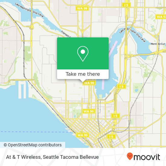 Mapa de At & T Wireless