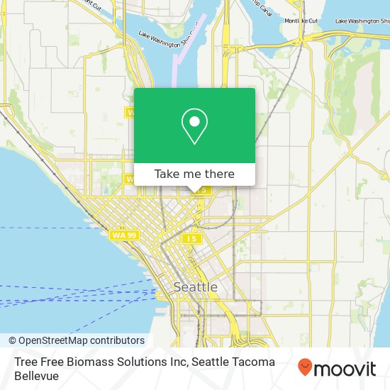 Tree Free Biomass Solutions Inc map