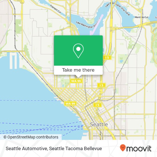 Seattle Automotive map