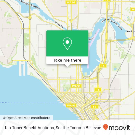 Kip Toner Benefit Auctions map