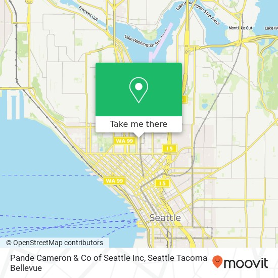 Pande Cameron & Co of Seattle Inc map
