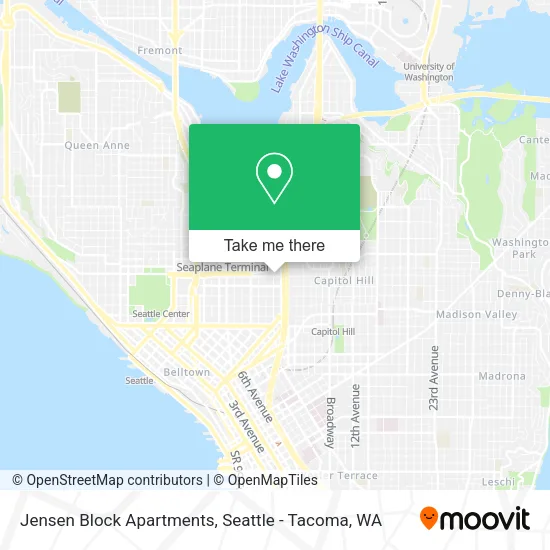 Mapa de Jensen Block Apartments