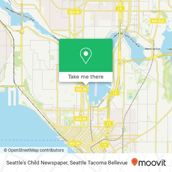 Mapa de Seattle's Child Newspaper