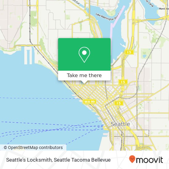 Seattle's Locksmith map