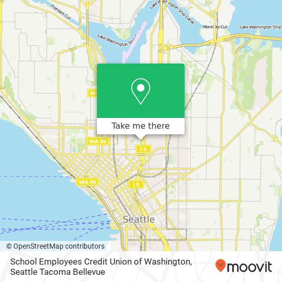 School Employees Credit Union of Washington map