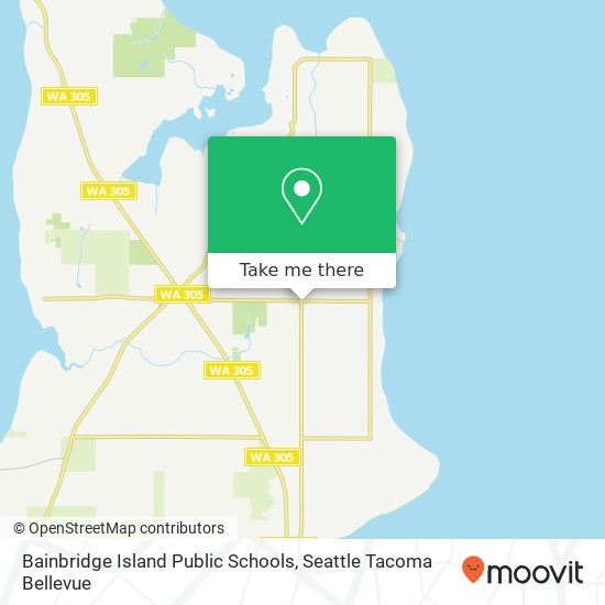 Mapa de Bainbridge Island Public Schools