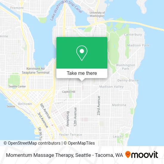 Momentum Massage Therapy map