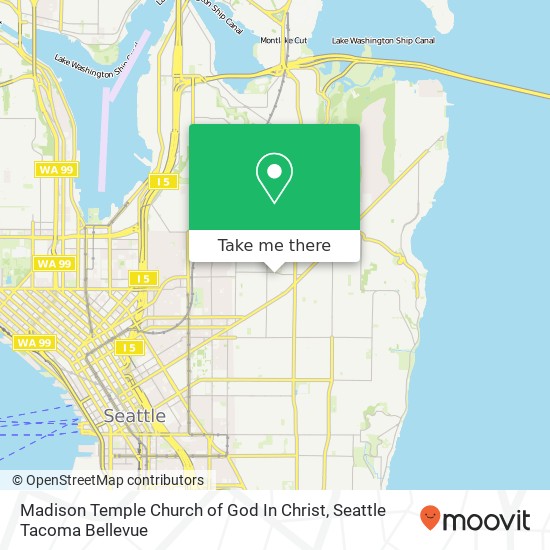 Mapa de Madison Temple Church of God In Christ