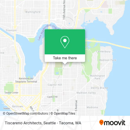 Mapa de Tiscareno Architects