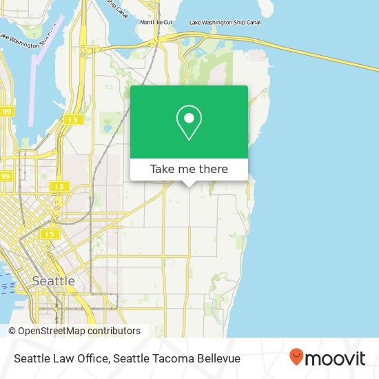 Seattle Law Office map