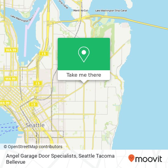 Angel Garage Door Specialists map