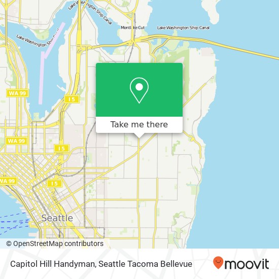 Mapa de Capitol Hill Handyman