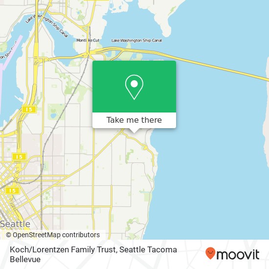 Mapa de Koch/Lorentzen Family Trust