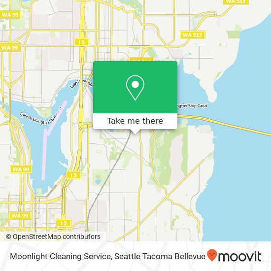 Mapa de Moonlight Cleaning Service