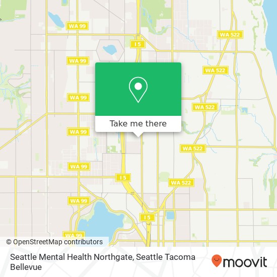 Seattle Mental Health Northgate map