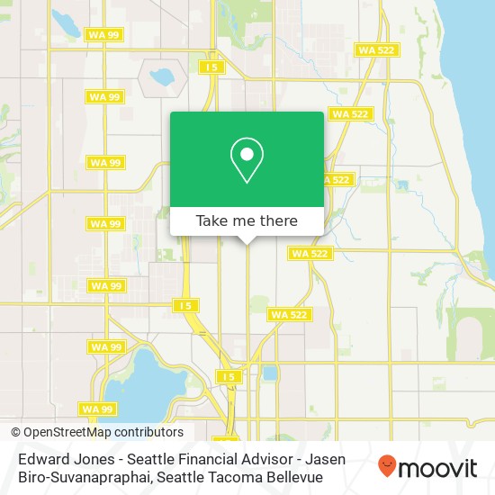 Mapa de Edward Jones - Seattle Financial Advisor - Jasen Biro-Suvanapraphai