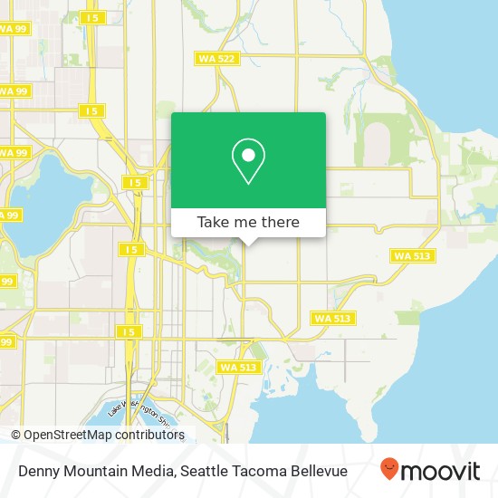 Mapa de Denny Mountain Media