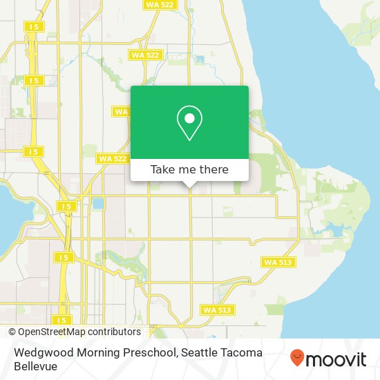 Mapa de Wedgwood Morning Preschool