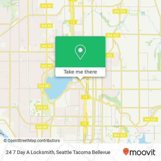 24 7 Day A Locksmith map