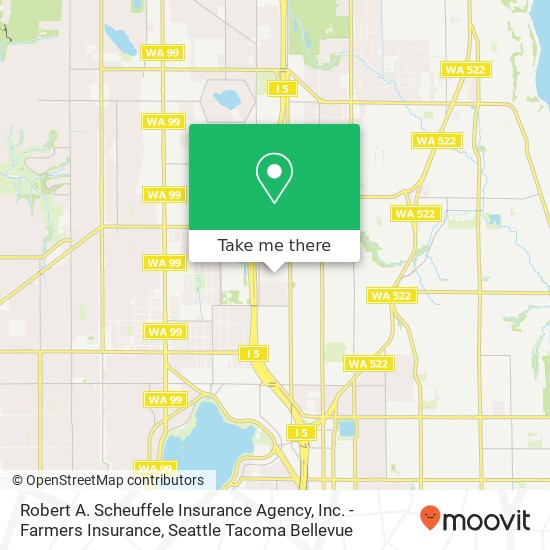 Mapa de Robert A. Scheuffele Insurance Agency, Inc. - Farmers Insurance
