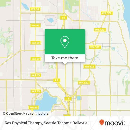 Rex Physical Therapy map