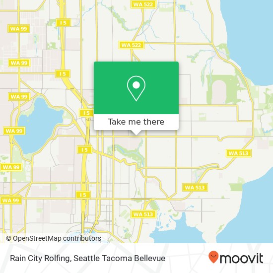 Rain City Rolfing map