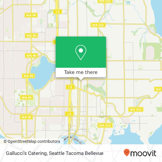 Gallucci's Catering map