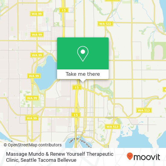 Mapa de Massage Mundo & Renew Yourself Therapeutic Clinic