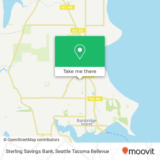 Sterling Savings Bank map