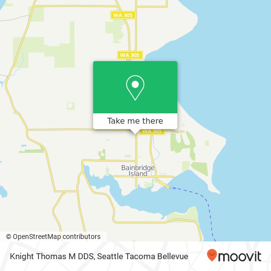 Knight Thomas M DDS map