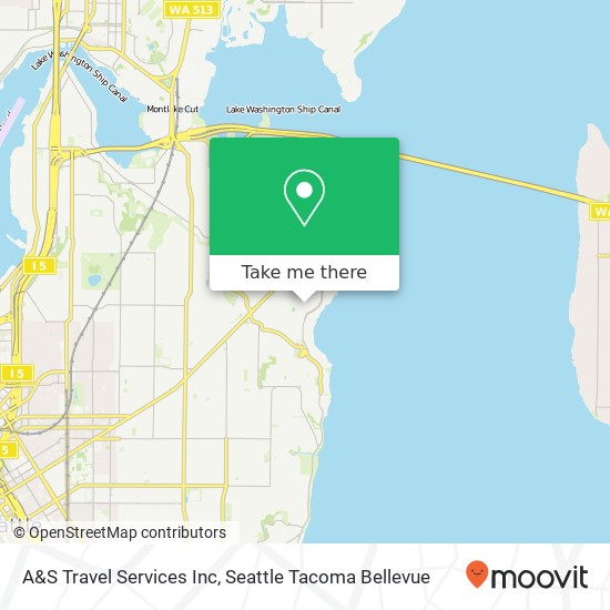 A&S Travel Services Inc map