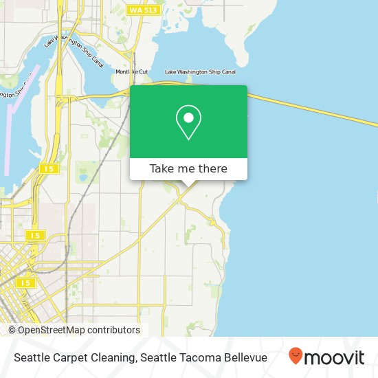 Seattle Carpet Cleaning map