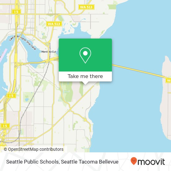 Seattle Public Schools map
