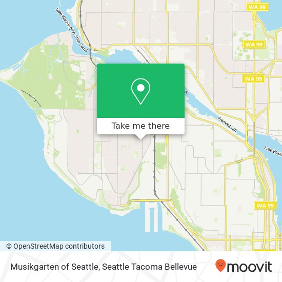 Mapa de Musikgarten of Seattle