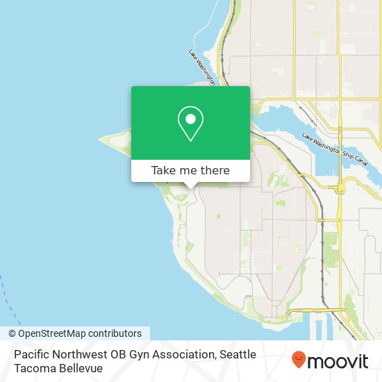 Mapa de Pacific Northwest OB Gyn Association