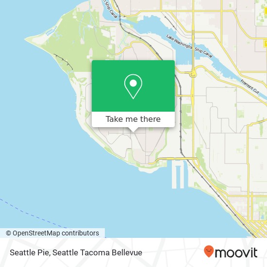 Mapa de Seattle Pie