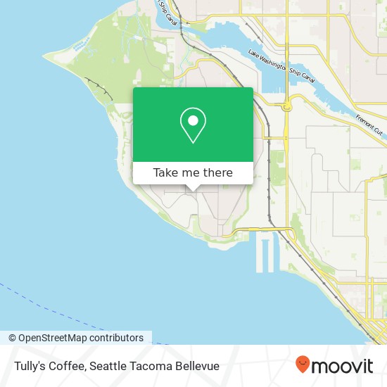 Mapa de Tully's Coffee