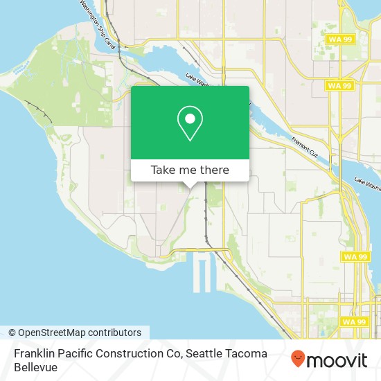 Mapa de Franklin Pacific Construction Co