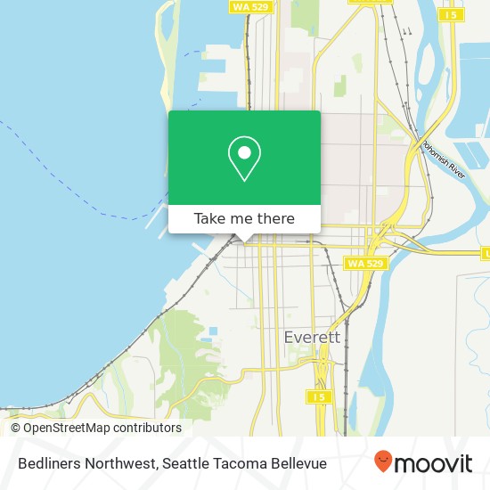 Bedliners Northwest map